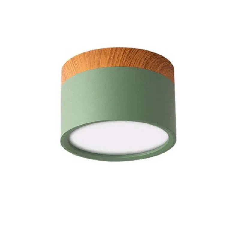 Plafond licht modern geel cilindervormig