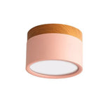 Plafond licht modern geel cilindervormig