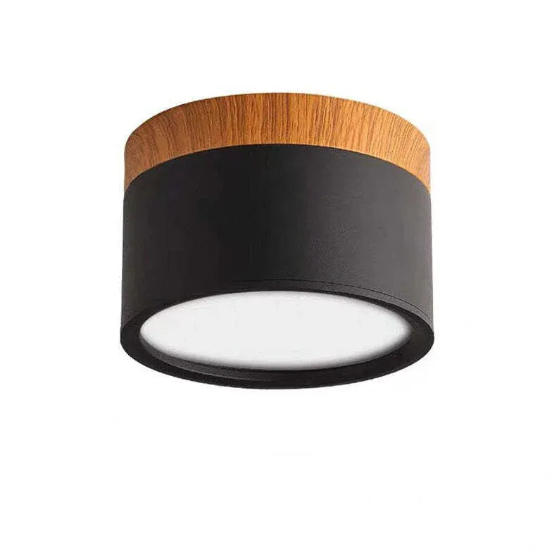 Plafond licht modern geel cilindervormig