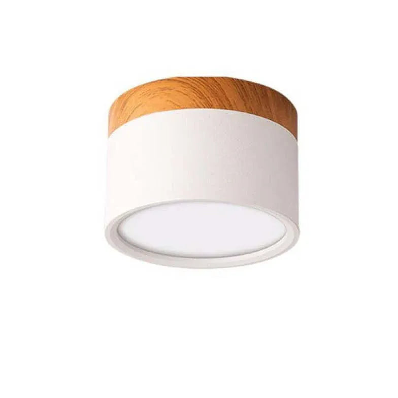 Plafond licht modern geel cilindervormig