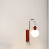 Wandleeslampen rood dimbaar met schakelaar
