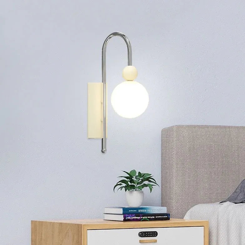 Wandleeslampen rood dimbaar met schakelaar