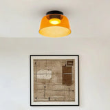 Glas groen met meerlaagse plafondlamp