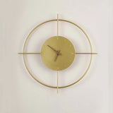 Wandlamp goud rond warm wit licht woonkamer