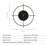 Wandlamp goud rond warm wit licht woonkamer