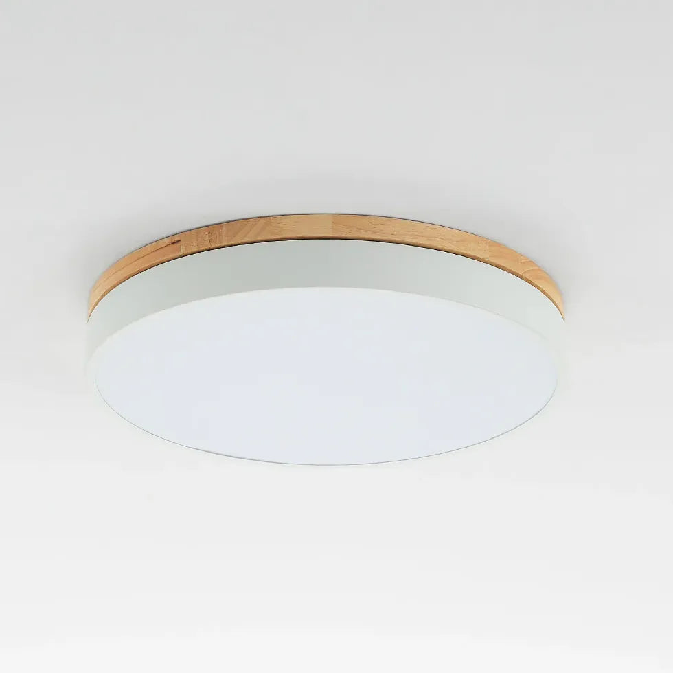 Led lamp slaapkamer in ronde grijze uitvoering