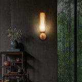 Wandlamp  bamboe  led voor de slaapkamer