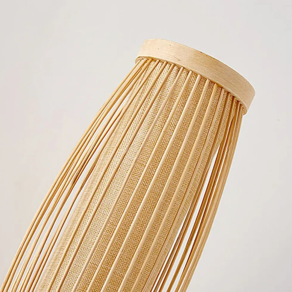 Wandlamp  bamboe  led voor de slaapkamer