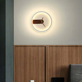 Wandlamp bruin metaal klokvormig woonkamer