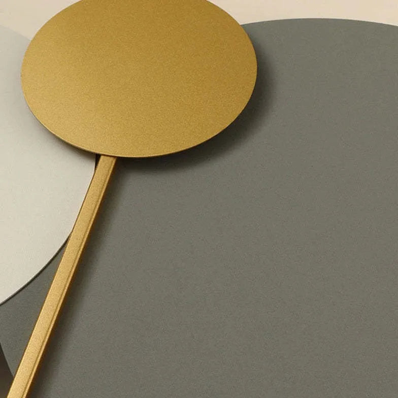 Wandlamp kunst klok minimalistisch slaapkamer