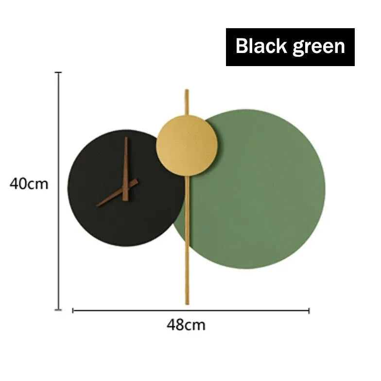 Wandlamp kunst klok minimalistisch slaapkamer