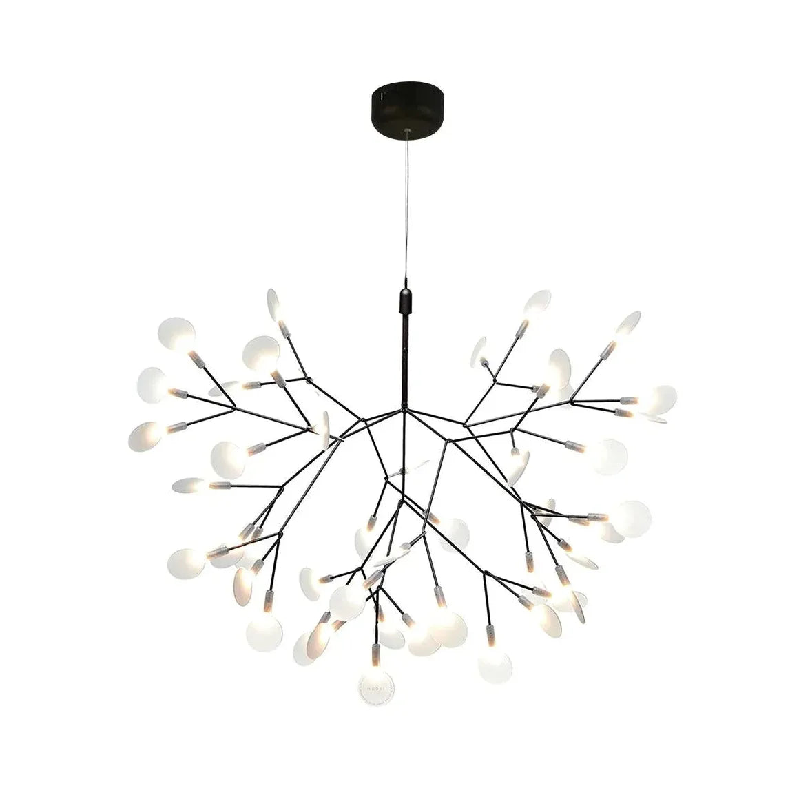 Rose gouden hanglamp takvormig dimbaar