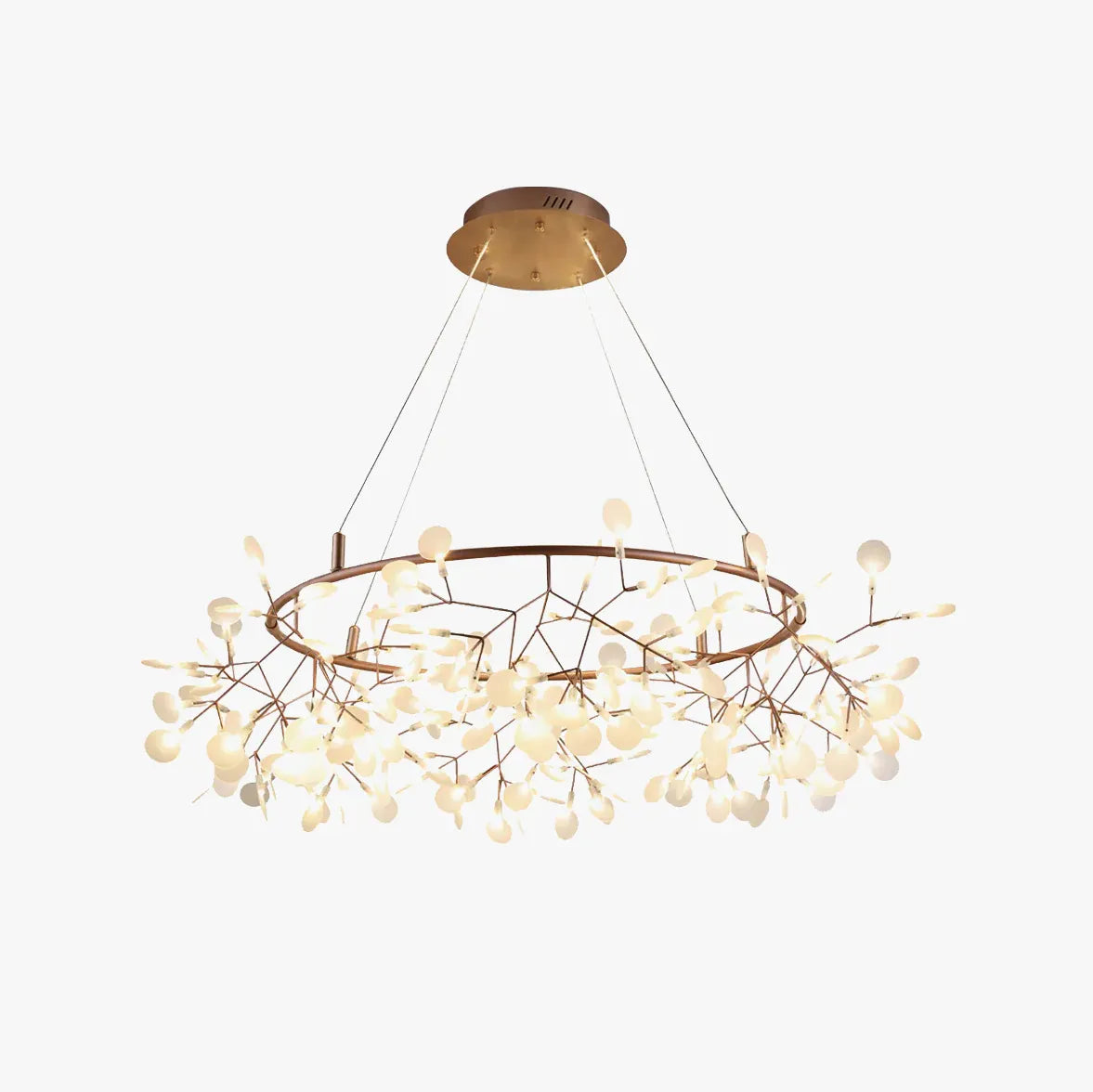 Kroonluchters modern met ringvormig creatief ontwerp