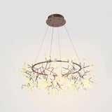 Kroonluchters modern met ringvormig creatief ontwerp