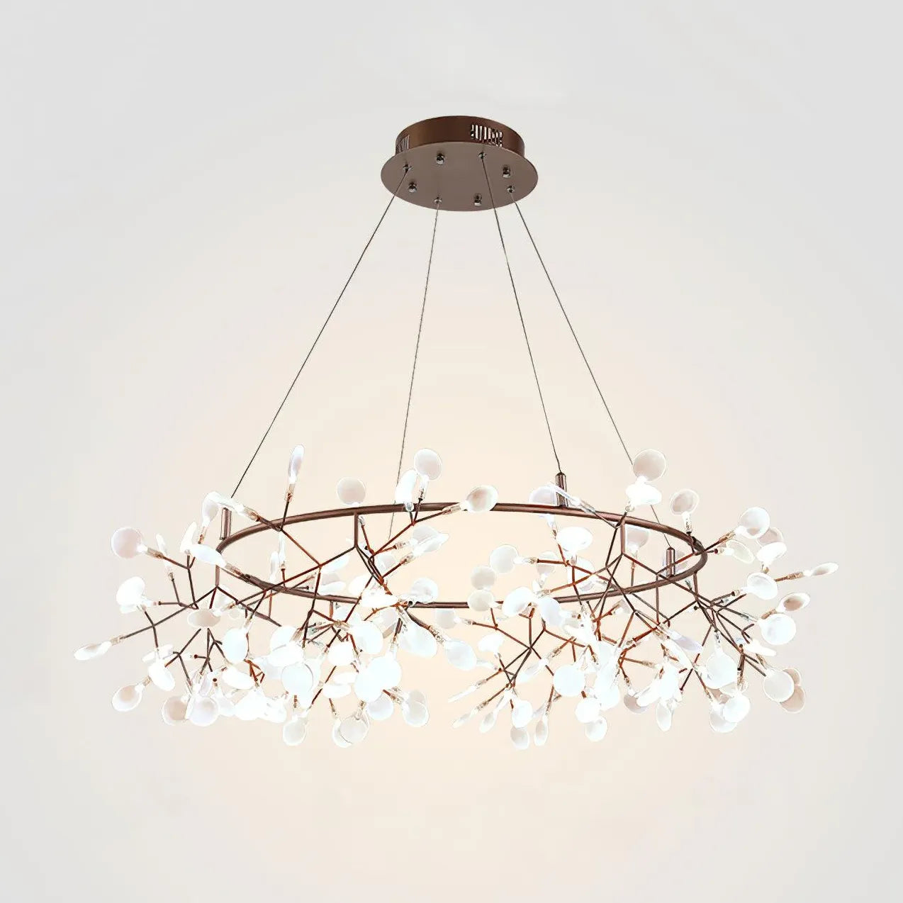 Kroonluchters modern met ringvormig creatief ontwerp