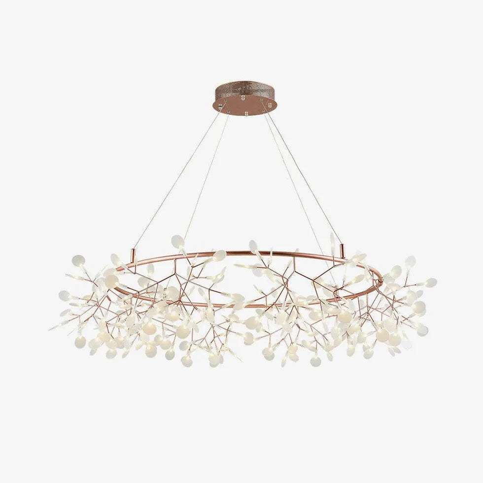 Kroonluchters modern met ringvormig creatief ontwerp