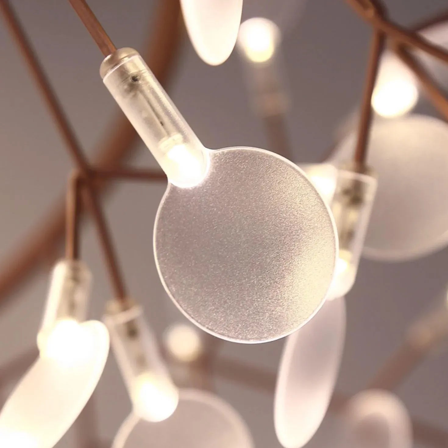 Kroonluchters modern met ringvormig creatief ontwerp