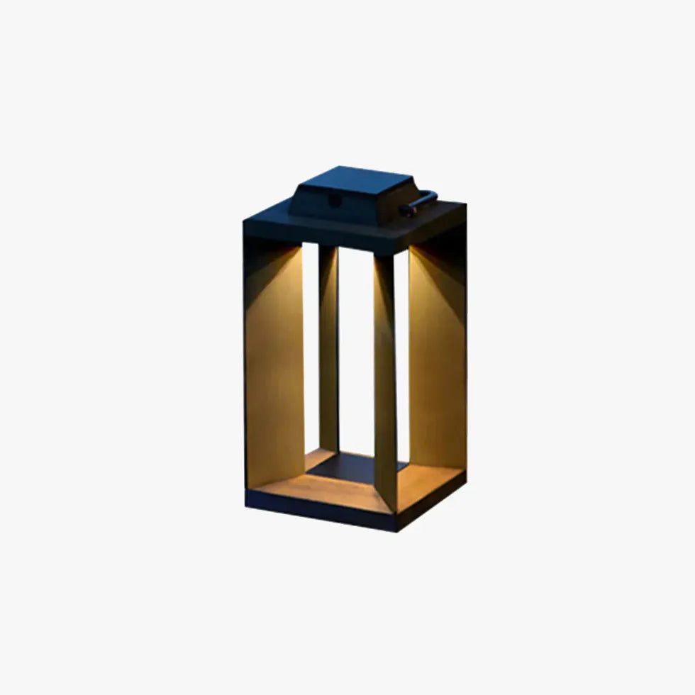 Buitenlamp staand led rechthoekig zonne energie
