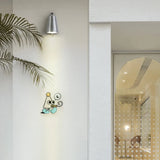 Buiten wandlantaarn aluminium industrieel led