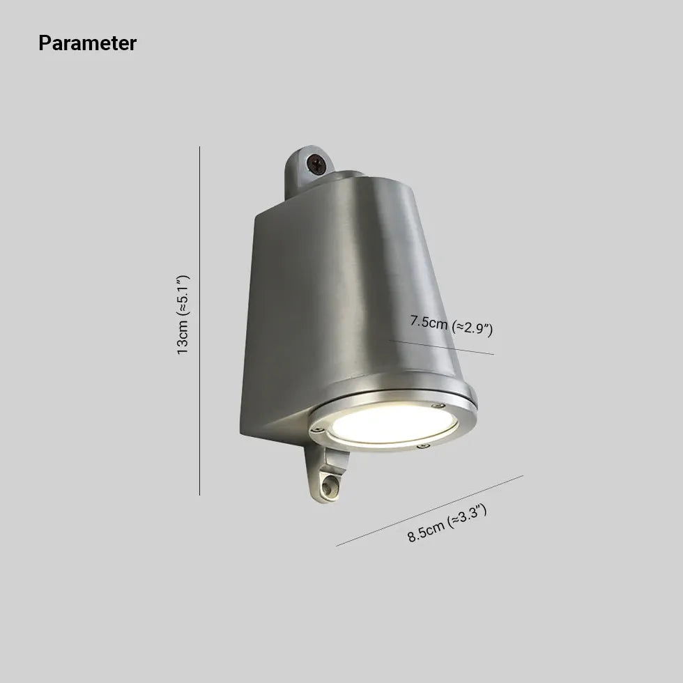 Buiten wandlantaarn aluminium industrieel led