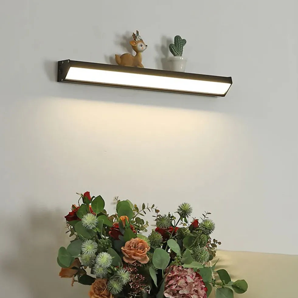 Wandlamp zwart binnen dimbaar led