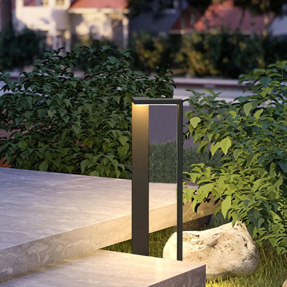 Lantaarnpaal led zwart voor tuin eenvoudig
