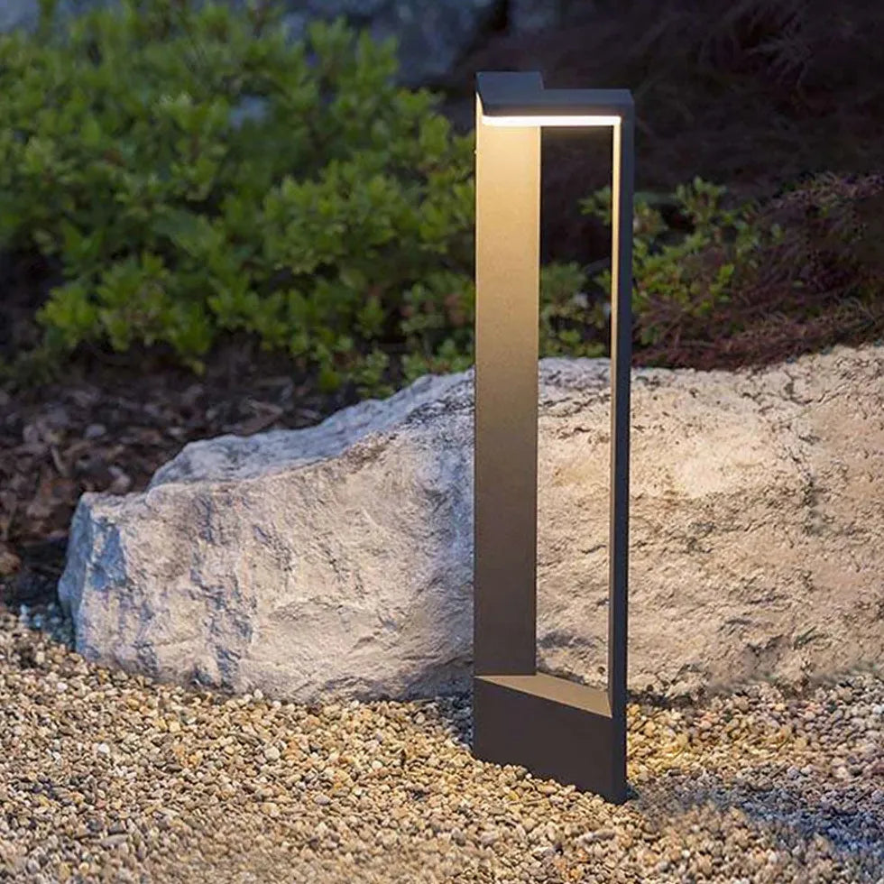 Lantaarnpaal led zwart voor tuin eenvoudig