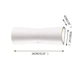 Up down verlichting zwarte buiten wandlamp