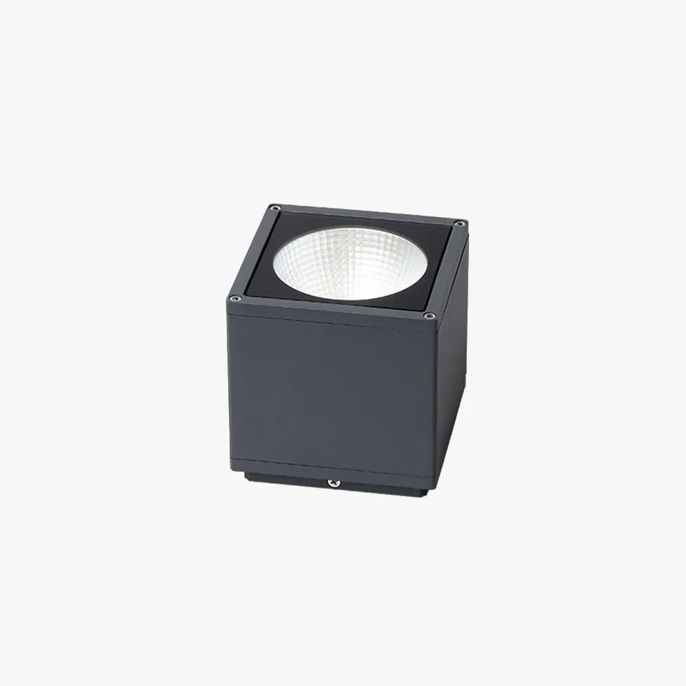 Plafondlamp voor gang modern zwart kubusvorm