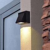 Wandlamp buiten zwart modern aluminium