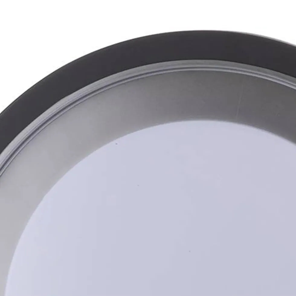 Buitenlamp wandlamp zwart met ronde vor