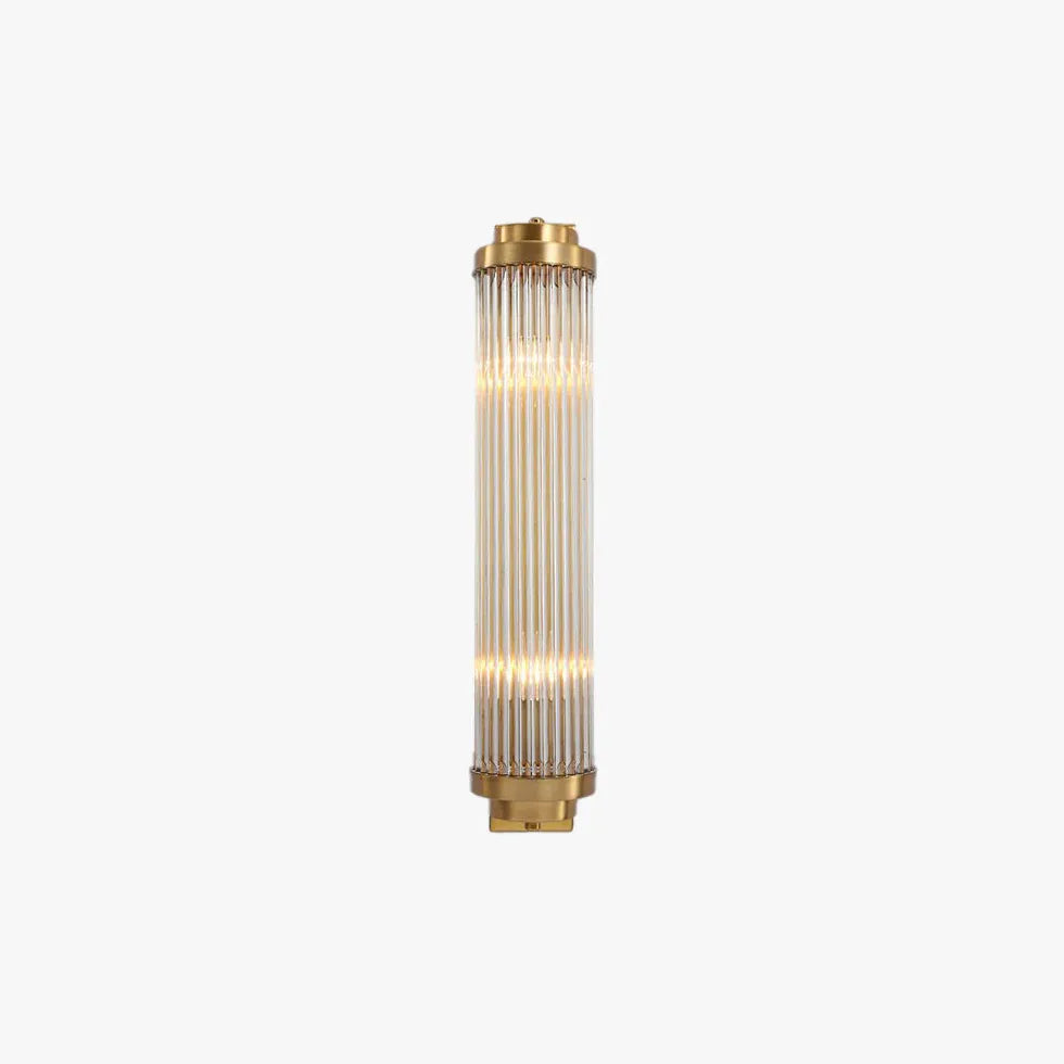 Wandlamp goud glas modern voor slaapkamer