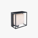 Buiten wandlamp sensor met zonne energie vierkant