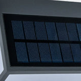 Buiten wandlamp sensor met zonne energie vierkant