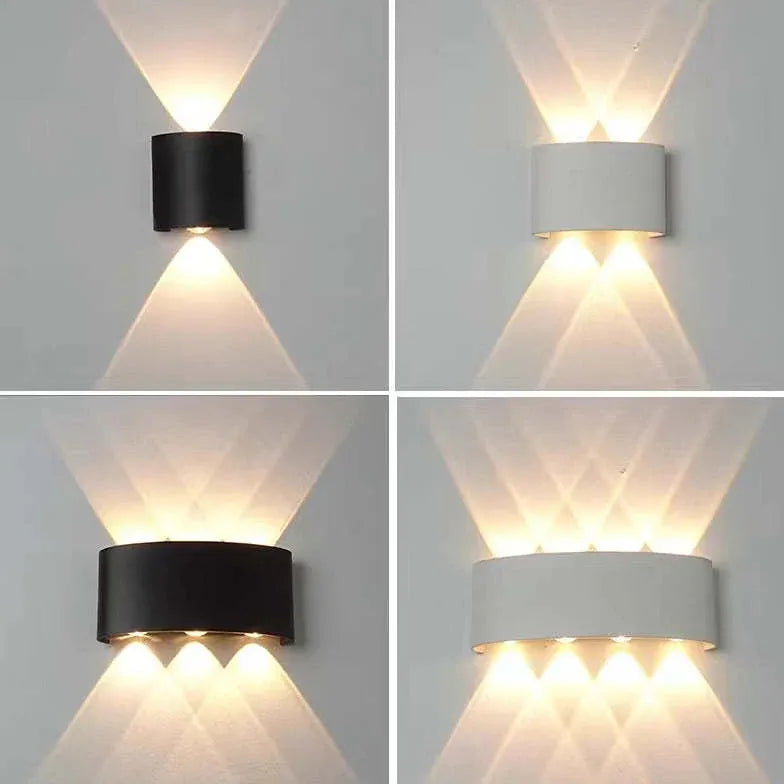 Wandlamp buiten up down witte led verlichting