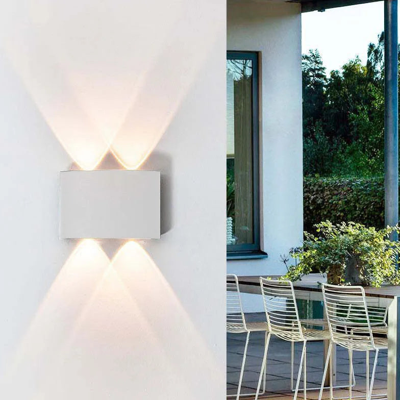 Wandlamp buiten up down witte led verlichting