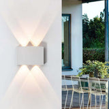 Wandlamp buiten up down witte led verlichting