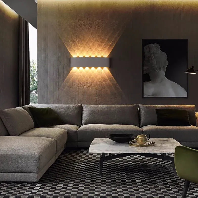 Wandlamp buiten up down witte led verlichting