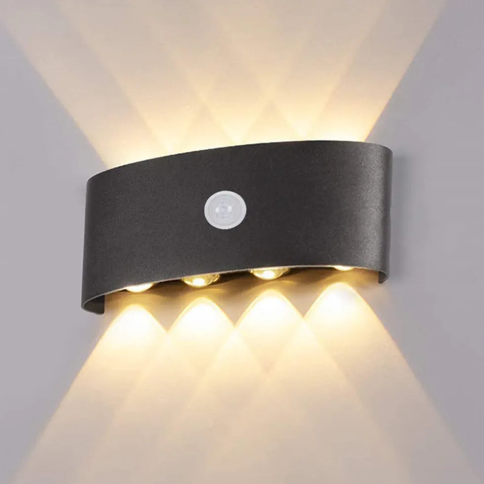 Up down light buiten met sensor wit modern