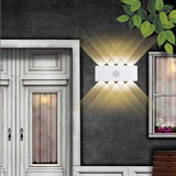 Up down light buiten met sensor wit modern