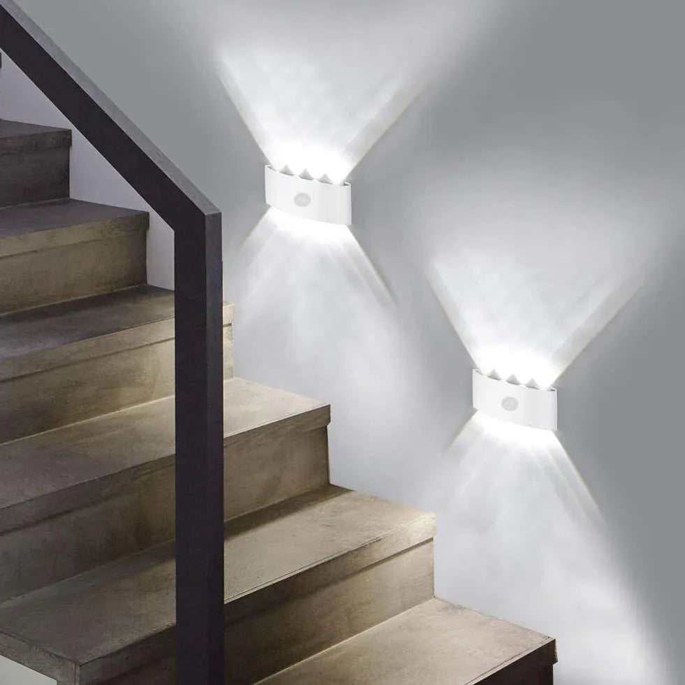 Up down light buiten met sensor wit modern