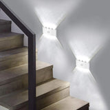 Up down light buiten met sensor wit modern