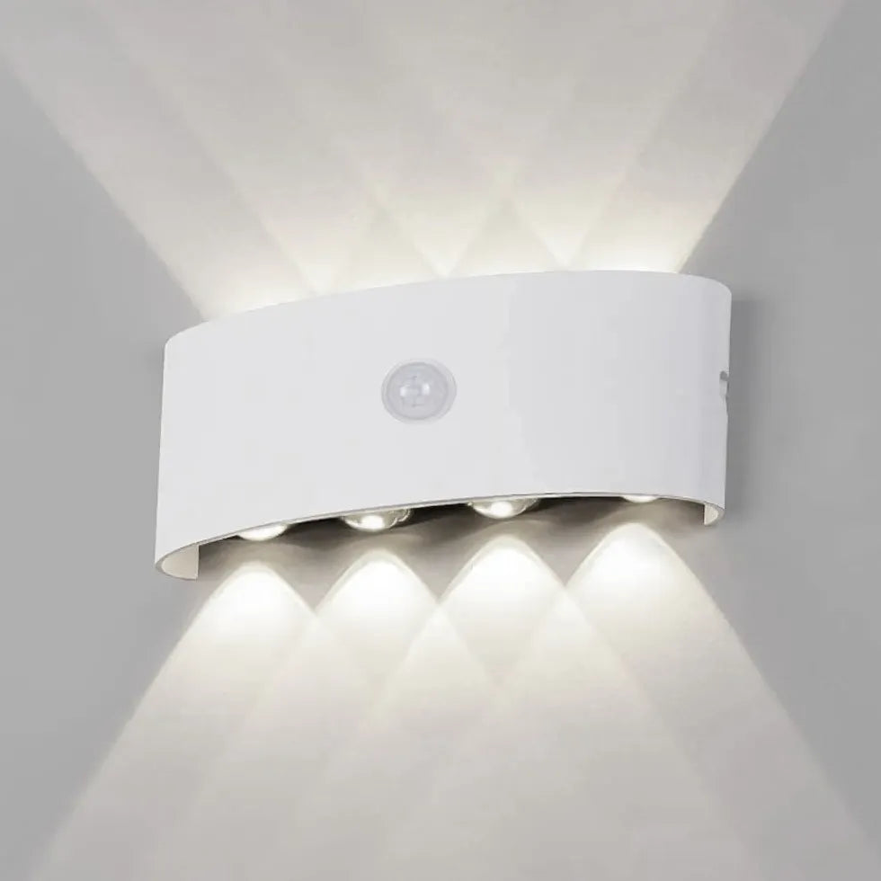 Up down light buiten met sensor wit modern
