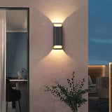 Up en down light buiten met zonne-energie wandlamp