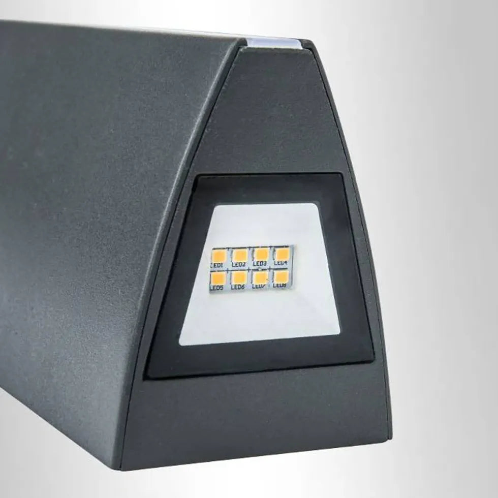 Buitenlampen wandlamp zwart licht naar boven beneden