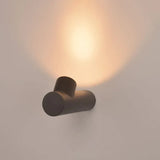 Licht voor buiten modern met cilindrische wandlamp
