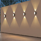 Up Down Verlichting Buiten Zwarte Wandlamp