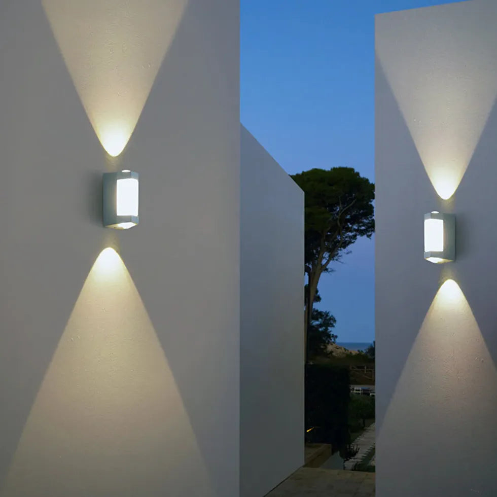 Up Down Verlichting Buiten Zwarte Wandlamp