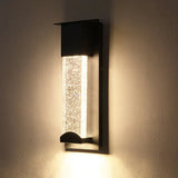 Wandlamp met sensor binnen zwart geschikt voor buiten