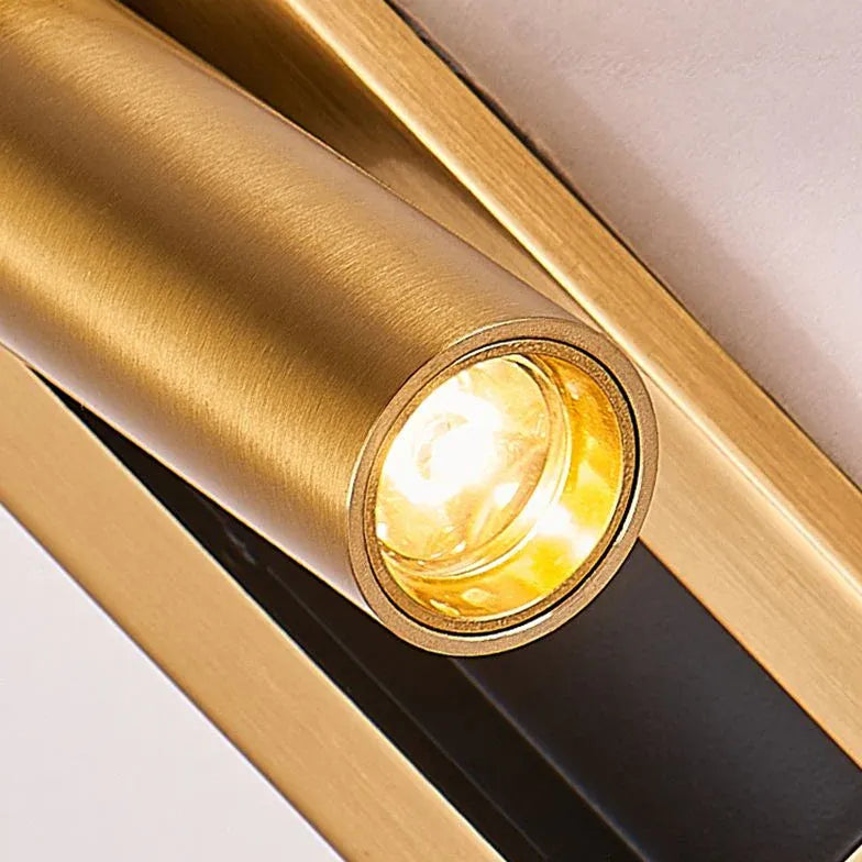 Leeslamp muur zwart goud voor slaapkamer